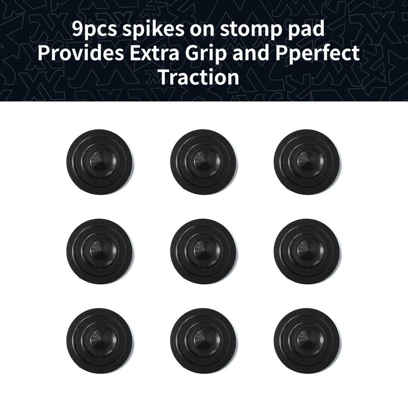 XCMAN 4 Layer-Cone Studs 7.87 Inch Dia Aluminum Snowboard Stomp Pad - 9pcs - Image 4